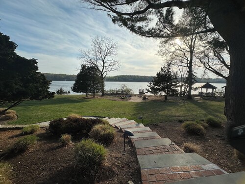 The Bella Vista St James! Waterfront house with a beach dock and so much more!