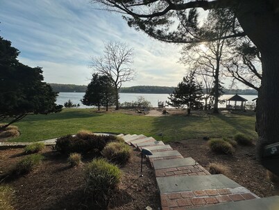 The Bella Vista St James! Waterfront house with a beach dock and so much more!