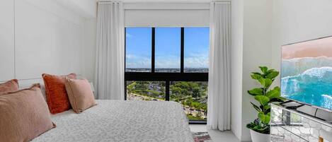 1 makuuhuone, silitysrauta/-lauta, vauvan matkasänky, Wi-Fi