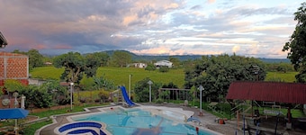 Modern and cozy finca with swimming pool, natural charm.