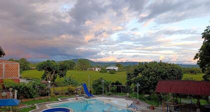 Modern and cozy finca with swimming pool, natural charm.