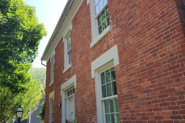Front of house - side view