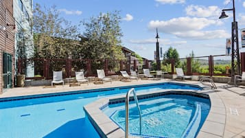 Indoor pool, a heated pool
