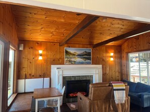 تلفزيون، مدفأة