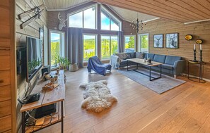 Smart-tv en een open haard