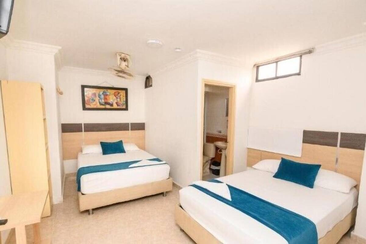 Quadruple Room, 2 Double Beds | Premium bedding, free WiFi, bed sheets