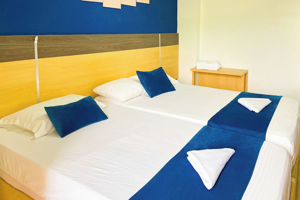 Ropa de cama de alta calidad, wifi gratis y ropa de cama