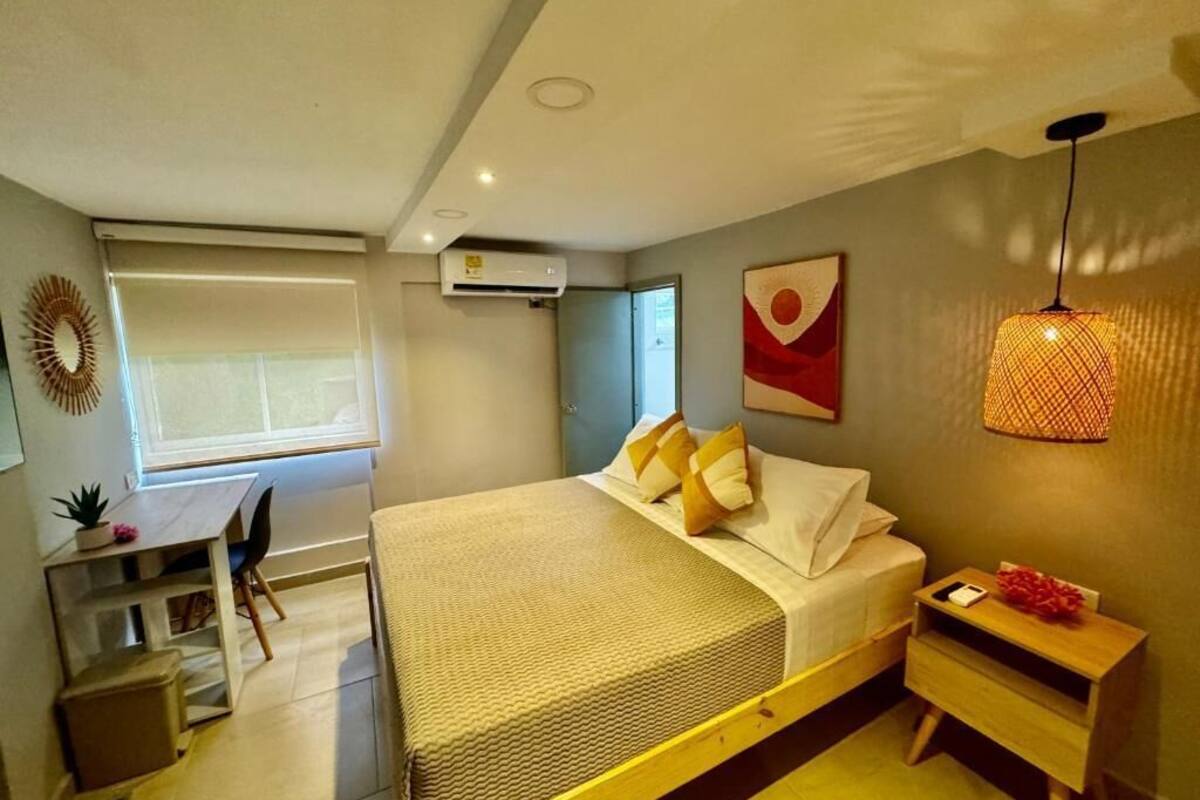 Standard Double Room, 1 Queen Bed, Private Bathroom | In-room safe, laptop workspace, blackout curtains, iron/ironing board