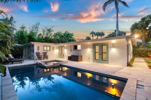 Una piscina climatizada