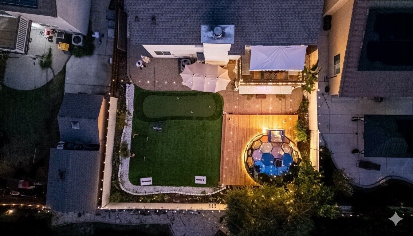 Overnattingsstedets uteområder