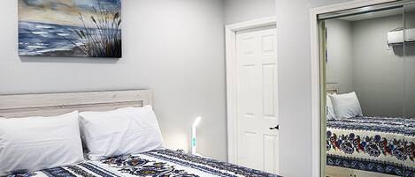 1 غرفة نوم ومكواة/لوح كي وواي فاي وملاءات أسرّة