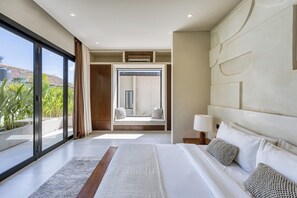 Egyptian cotton sheets, premium bedding, memory-foam beds -  Bōld - Modern Tropical Pool Villas (Pecatu)