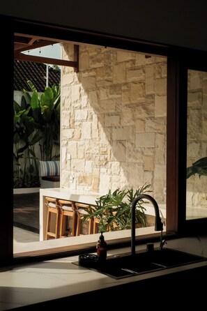 Interior - Stylish Uluwatu Villa with Sauna + Ice Bath + Pool + Ocean Views (Bali)