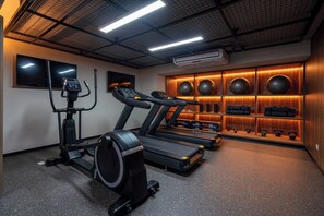 Fitness facility - geko| Samba 1BR_ bright+stylish apt in Miraflores (Miraflores)