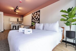 1 bedroom, iron/ironing board, travel crib, WiFi