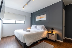 2 bedrooms, iron/ironing board, travel crib, WiFi