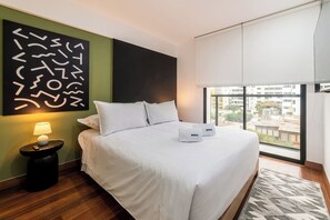 2 bedrooms, iron/ironing board, travel cot, WiFi