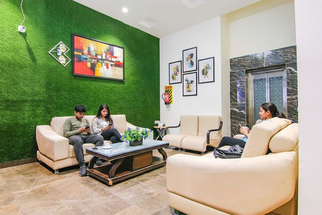 Sala de estar en el lobby