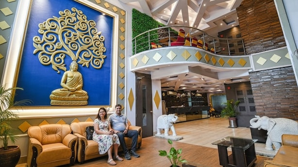 Lobby sitting area