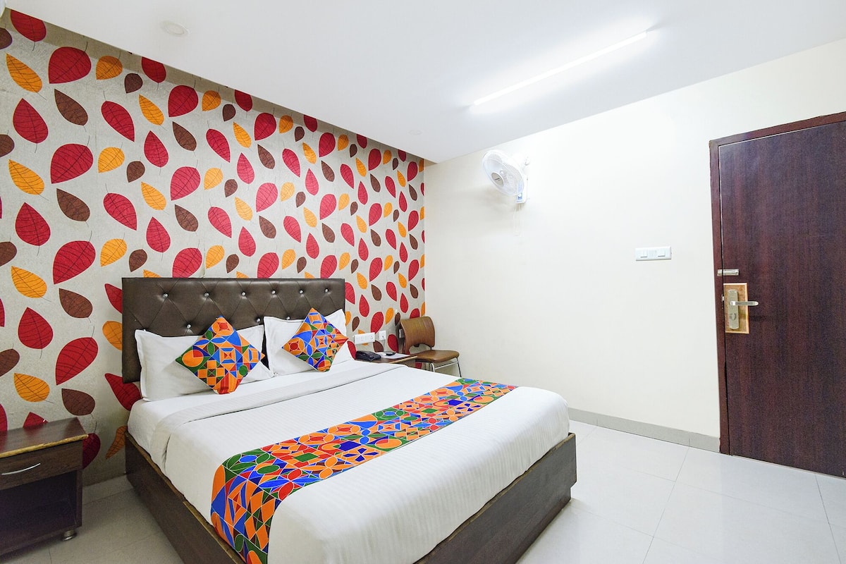 Deluxe kamer | Lakens van Egyptisch katoen, luxe beddengoed, een kluis op de kamer