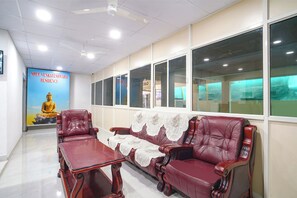 Sitteområde i lobbyen