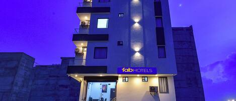 Front of property - evening/night