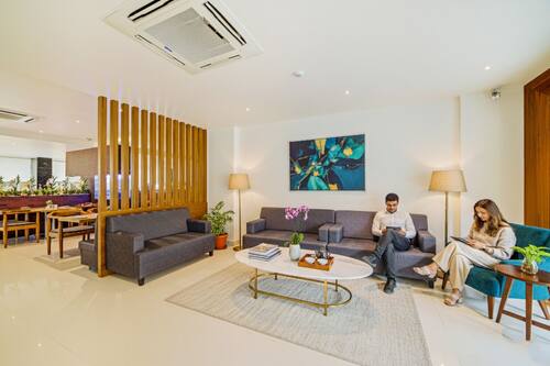 Lobby sitting area