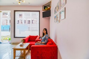 Àrea amb seients del vestíbul