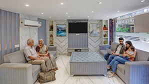 Sitteområde i lobbyen
