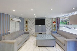 Sitteområde i lobbyen