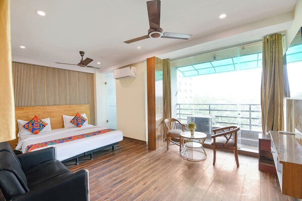 Lakens van Egyptisch katoen, luxe beddengoed, een kluis op de kamer