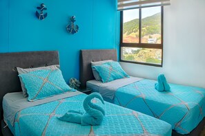 2 bedrooms, iron/ironing board, WiFi, bed sheets - 2-bedroom apartment in enjoyable el rodadero Santa Marta with WiFi, AC (Santa Marta)