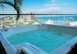 Idromassaggio all'aperto