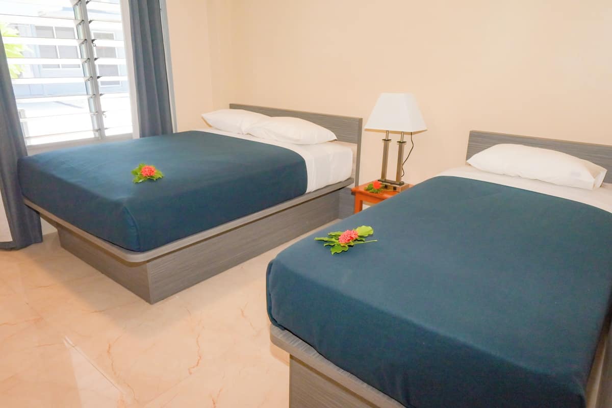 Blackout drapes, iron/ironing board, free WiFi