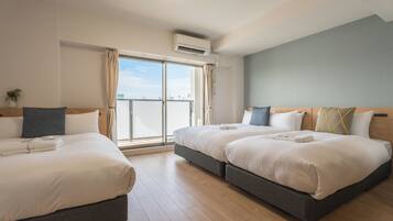 Exclusive Apartment, Lanai, City View | Premium bedding, free WiFi, bed sheets