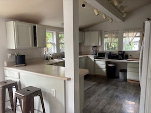 Microwave, oven, stovetop