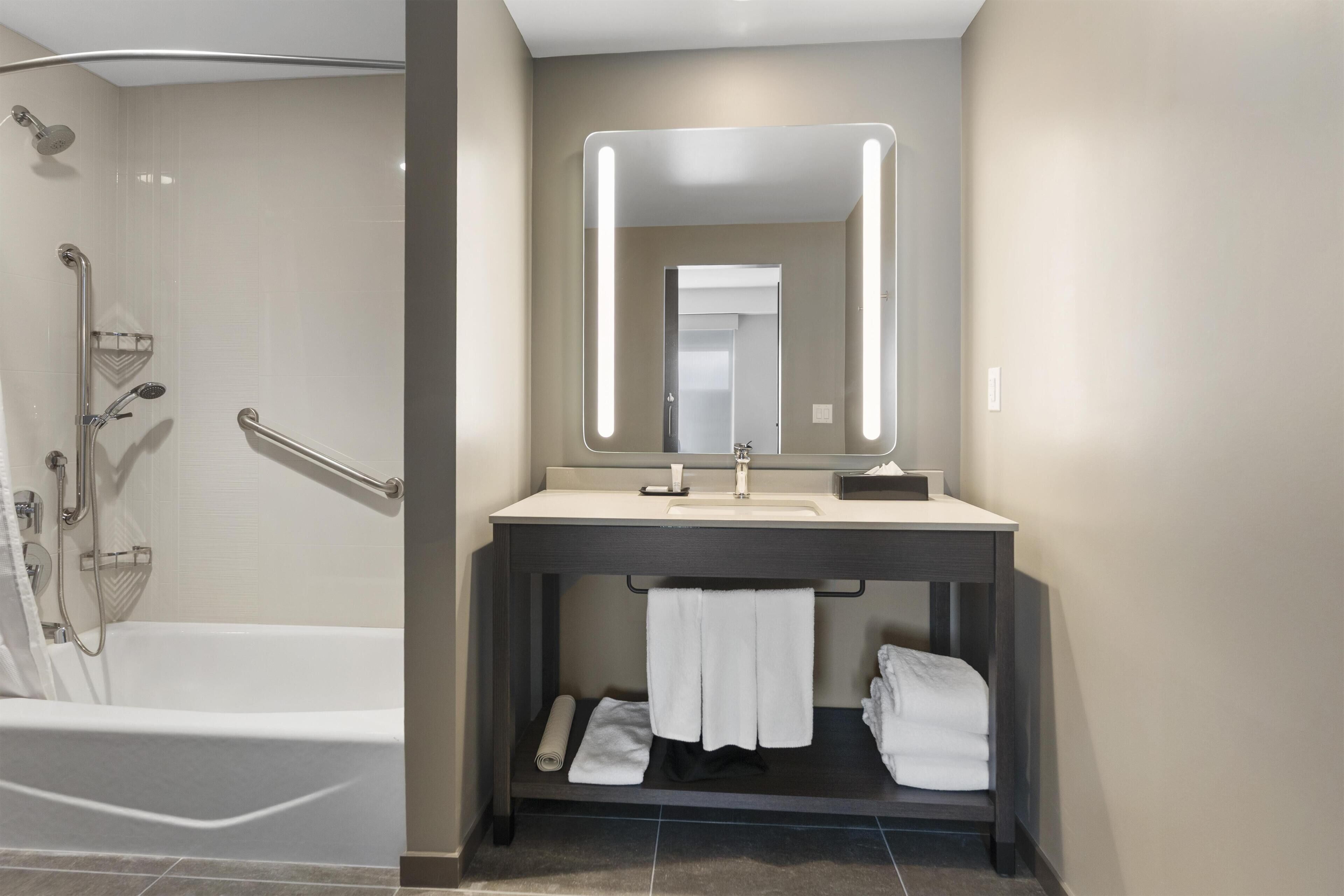 Towels, toilet paper