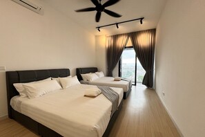 Superior-Apartment, 1 Schlafzimmer, Balkon, Stadtblick