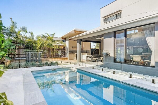 Pool - One Palm - Beautifully designed home in Aureus Estate (Skennars Head)