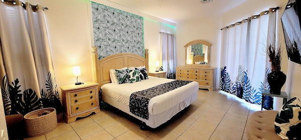 4 chambres, fer et planche à repasser, Wi-Fi, draps fournis