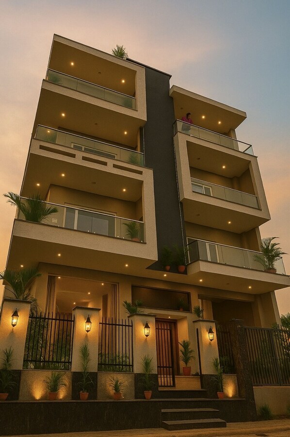 Façade de l’hébergement