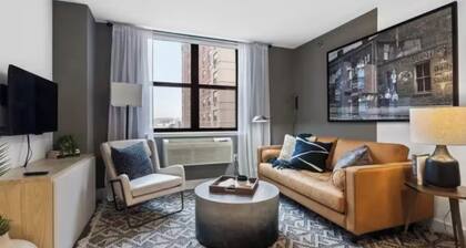 3-bed 2 bath condo in fabulous Hoboken with WiFi, AC, fitness room