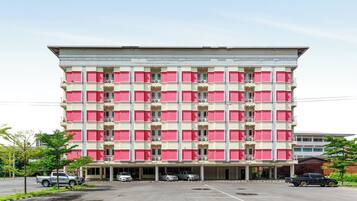 Overnatningsstedets facade