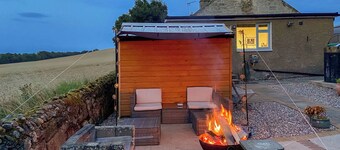 The cottage is so cosy with the open fire for an evening after exploring.