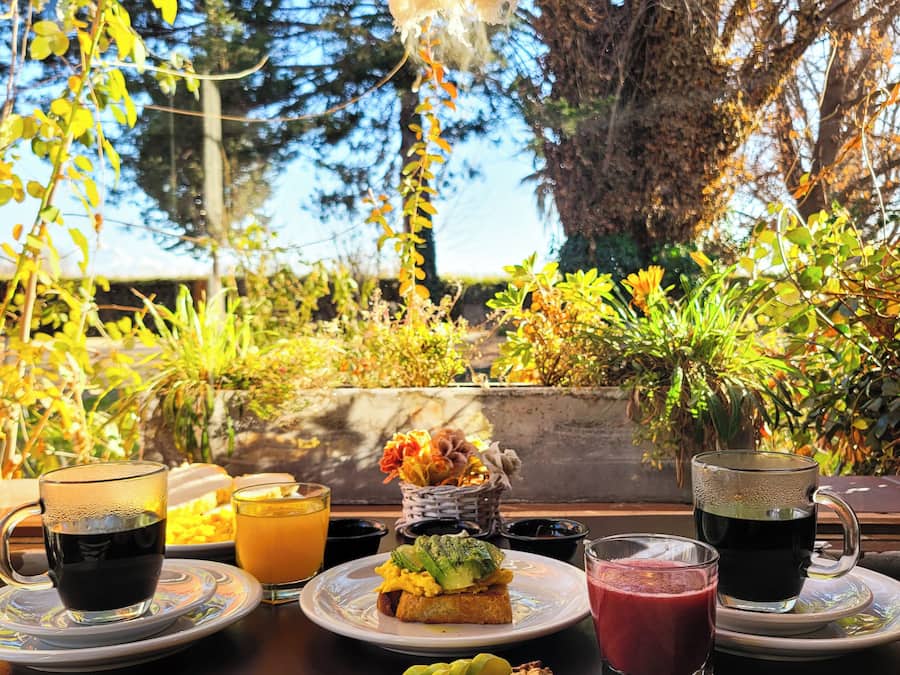 Desayuno a la carta incluido todos los días