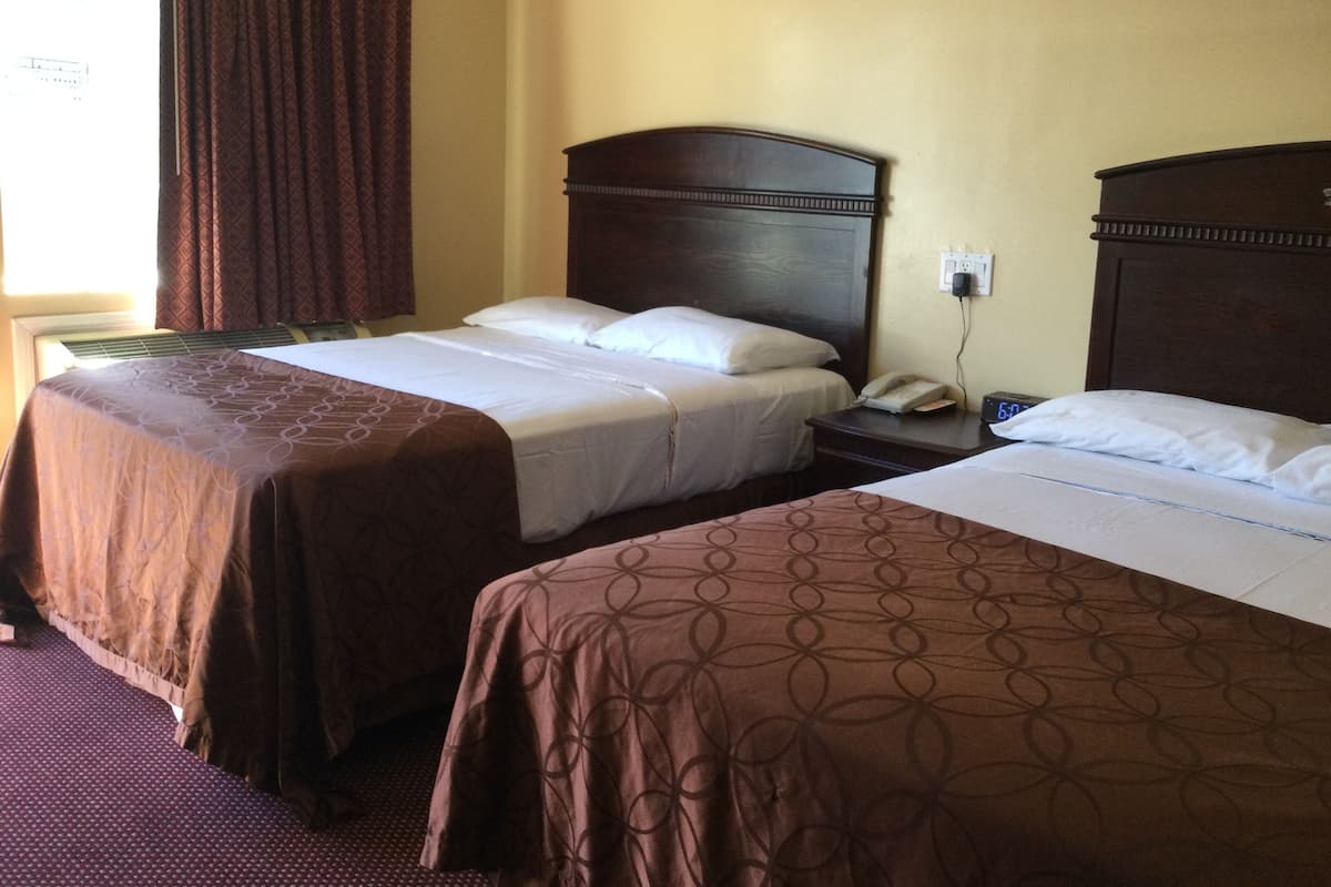 Standard Double or Twin Room, 2 Double Beds | Desk, laptop workspace, free WiFi, bed sheets