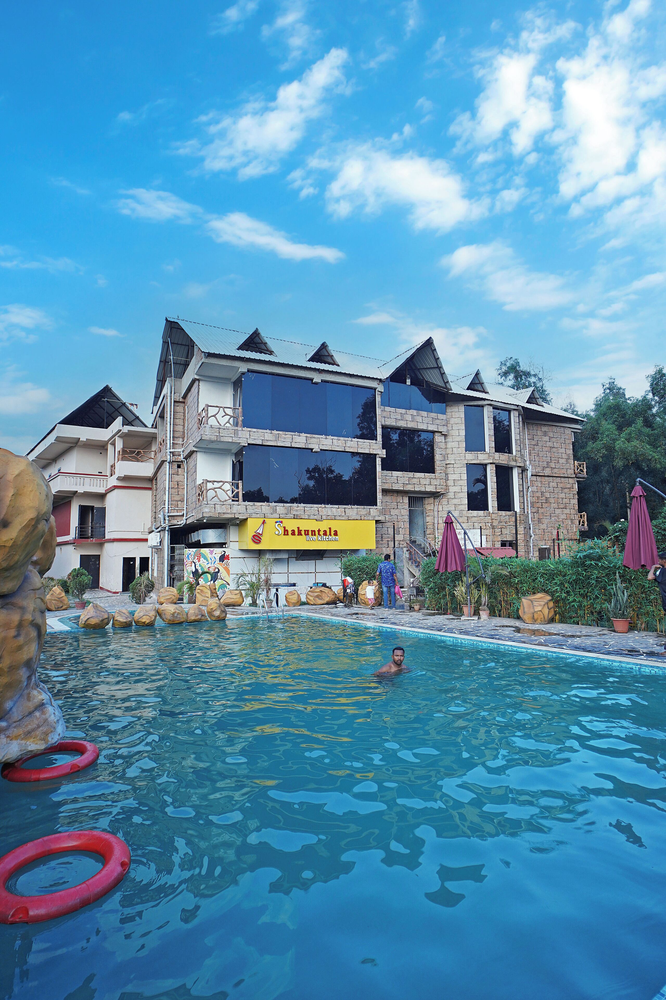 Façade de l’hébergement