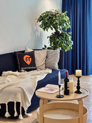 Grand suite, uitzicht op de stad | Woonruimte