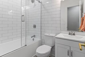 Hair dryer, towels