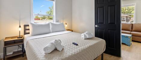 1 chambre, fer et planche Ă repasser, Wi-Fi, literie fournie